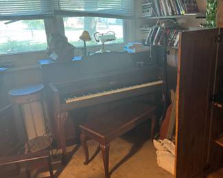 Upright Piano, Bench & Home Music Room Collection