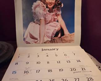 1984 Marilyn Monroe Pin-up Calendar