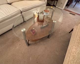 Modern Glass-top Coffee Table