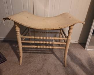 Crocker Chair Co. style Curved Footstool