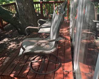 Outdoor Swivel Patio Chairs & Metal Deck Furniture
