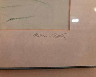 Walter Sauer "La Femme Couchée" Decorative Lithograph Print