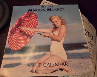 1984 Marilyn Monroe Pin-up Calendar