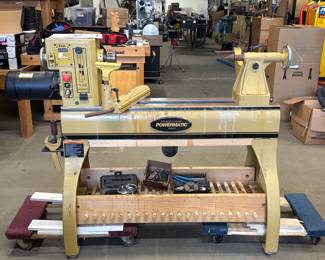 Powermatic 3520B Woodturning Lathe & Accessories