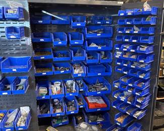 Industrial Storage Cabinet with Bins & Hardware