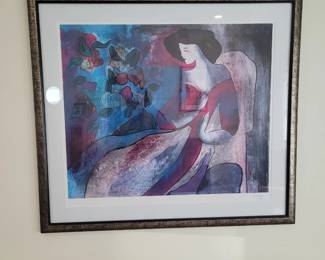 Linda Le Kinff signed Annabelle Seriolithograph