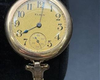 Vintage Marriage Watch Featuring An Elgin Pocket Watch On A GEMCO Expansion Band