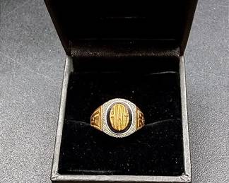 Vintage 10K Gold 1925 Monogram Ring