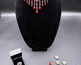 Ladybugs, Feathers And A Fringe Necklace