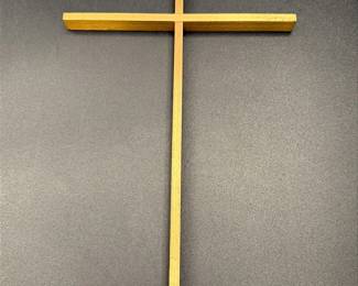 Metal Gold-toned Wall Cross