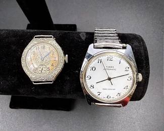 Vintage Timex And Elgin Watches