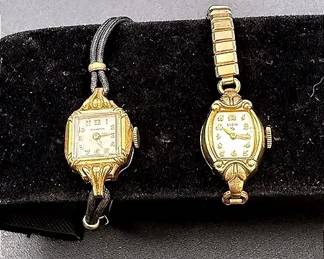 Vintage Women's Kingston Watch & Vintage Women's Elgin Watch
