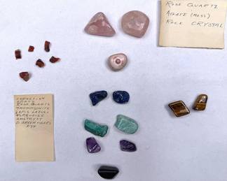 A Collection Of Polished And Unpolished Rocks
