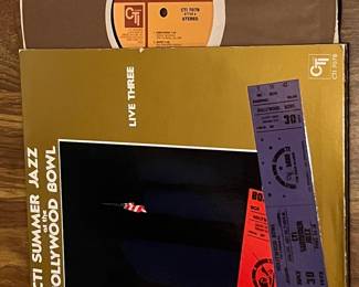 CTI Summer Jazz at the Hollywood Bowl, Live Three Vinyl LP
