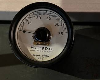 Western Electric H4G DC Voltmeter