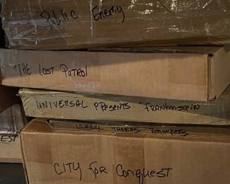 Vintage Film Reel Storage Collection