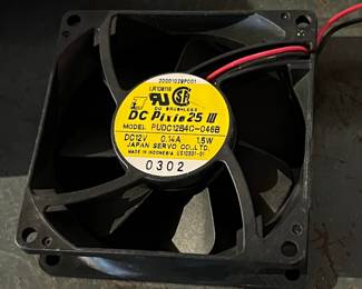Japan Servo DC Pixie 25 III Cooling Fan PUDC12B4C-046B
