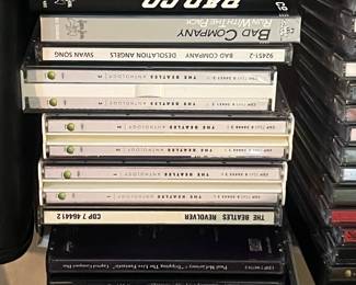 Collection of Vintage Music CDs (Beatles, Bad Company, McCartney)