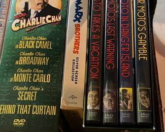 Charlie Chan & Mr. Moto Mystery DVD Collections & Marx Brothers Blu-ray