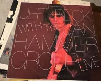 Jeff Beck with the Jan Hammer Group Live Vinyl LP (Epic PE 34433)