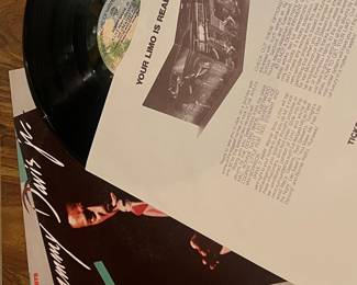 Sammy Davis Jr. His Greatest Hits Vinyl Record with Warner Bros Limo Sampler Insert