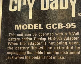 Dunlop Cry Baby GCB-95 Wah Pedal