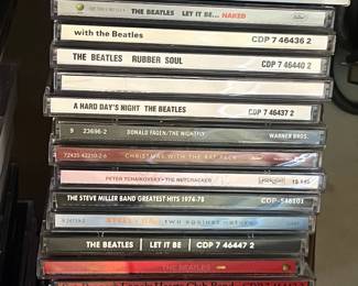 The Beatles and Assorted Music CD Collection