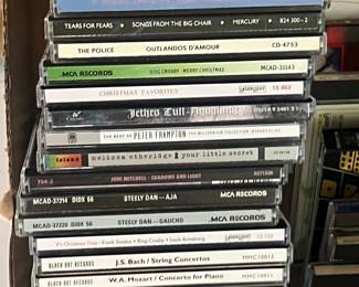 Assorted Vintage Music CD Collection - Rock, Jazz, Classical