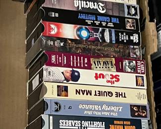 Vintage Media Collection: Assorted VHS and DVD Titles