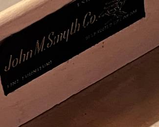 John M. Smyth Co. Fine Furniture Label