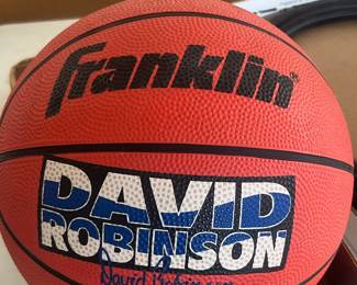 Franklin David Robinson Signature Basketball (Facsimile Signature)