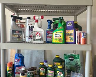 Assorted Garden Chemicals and Pesticides Lot