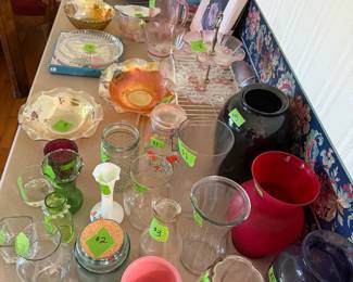Carnival glass and more. 