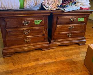 Matching night stands. 