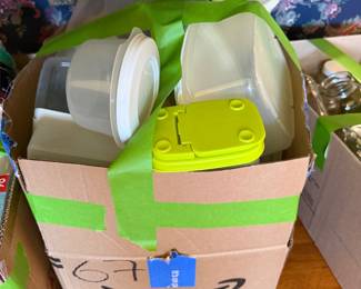 Tupperware and more.