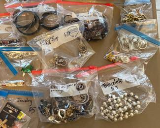 Costume jewelry.