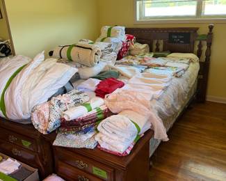 Blankets, tablecloths.