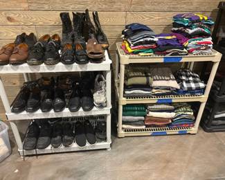 Men’s Shoes 12-13 and Men’s Clothes Small-Medium
