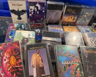Vintage 90s cassettes; slick rick; the crow; rem and more! Y2K