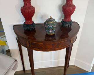 Cinnabar vases