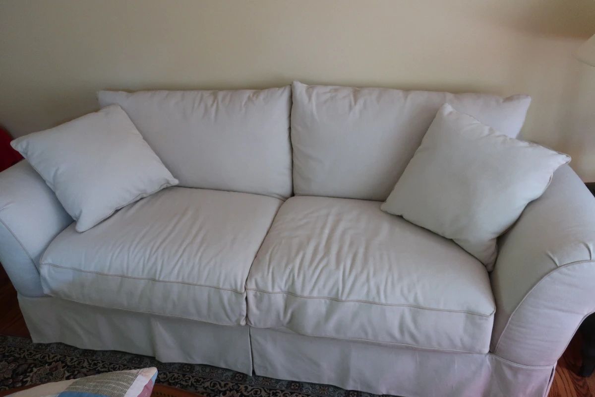 off white sofa 96"