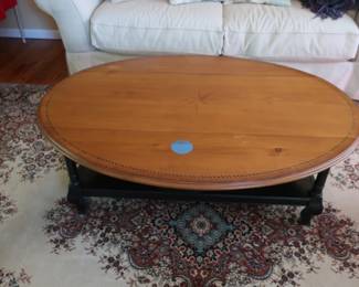 coffee table with drop sides