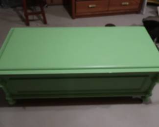 painted cedar chest