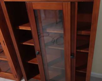 glass front storage piece