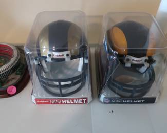 St. Louis football mini helmets