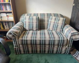 Twin size sofa sleeper if you need a bed for guests.