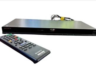 Sony Blu-Ray Disc And DVD Player With Remote - Model BDP-S580