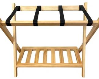Collapsible Wooden Luggage Rack