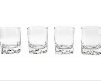 Luigi Bormioli Square Glacier Whiskey Glasses