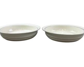 Lenox Chinastone Vegetable Bowls, For The Grey Patterns